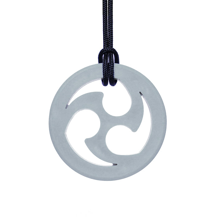 ARK'S NINJA STAR CHEWABLE JEWELRY Light Grey