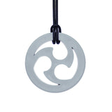 ARK'S NINJA STAR CHEWABLE JEWELRY Light Grey