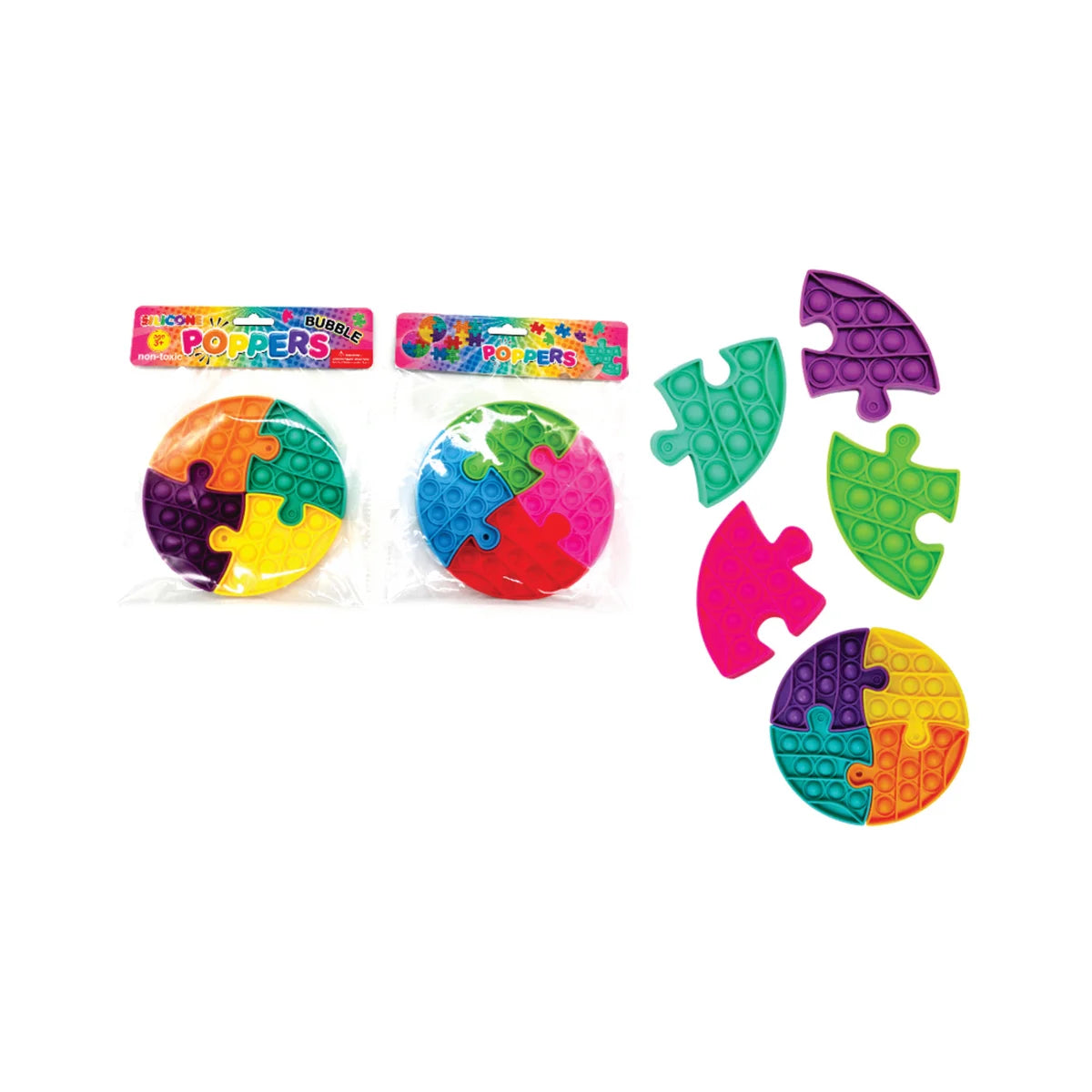 4 piece Pop Bubble Puzzle