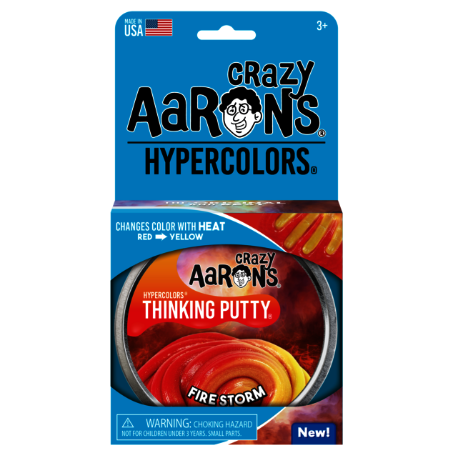 Crazy Aaron's Thinking Putty - Firestorm Hypercolor