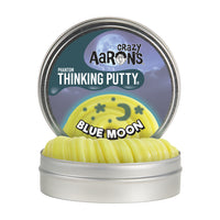 Crazy Aaron's Thinking Putty - Blue Moon Phantom plus Glow Charger