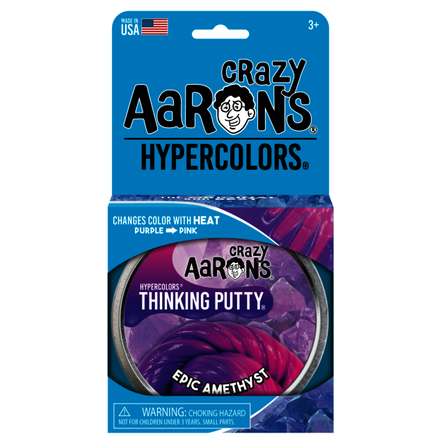 Crazy Aaron s Thinking Putty Epic Amethyst Hypercolor 5sensesoffun