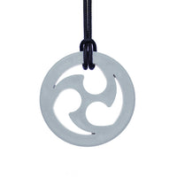 ARK'S NINJA STAR CHEWABLE JEWELRY Light Grey