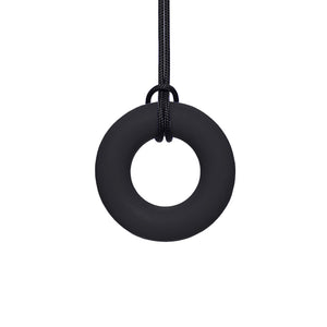 ARK's Chewable Ring Necklace - Black