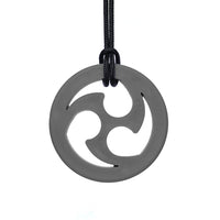 ARK'S NINJA STAR CHEWABLE JEWELRY Dark Grey