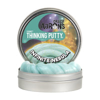 Crazy Aaron's Thinking Putty - Infinite Nebula Cosmic with Glow Charger